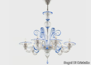 MERCURIO - Handmade Murano glass chandelier _ Sogni Di Cristallo