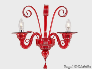 PERSEO - Handmade Murano glass wall lamp _ Sogni Di Cristallo