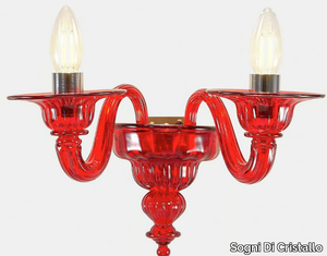 PLUTONE - Handmade Murano glass wall lamp _ Sogni Di Cristallo