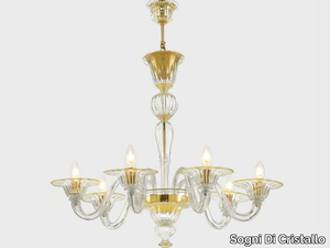 PROTEO D'ORO - Murano glass chandelier _ Sogni Di Cristallo