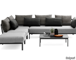 CARO - Corner sectional garden sofa _ Solpuri