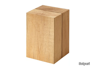 BLOCC - Teak stool / coffee table _ Solpuri