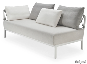 CARO - Upholstered fabric Garden daybed _ Solpuri