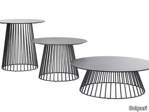 GRID - Round HPL garden side table _ Solpuri