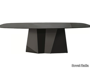 GRANDEOD - Rectangular ceramic table _ Sovet italia