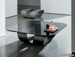 RING - Glass coffee table _ Sovet italia