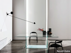 VALENCIA - Rectangular crystal table _ Sovet italia