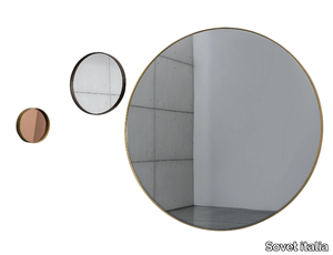 VISUAL ROUND - Round wall-mounted mirror _ Sovet italia