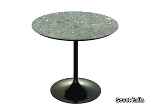 FLÛTE - Round high side table _ Sovet italia