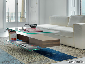 BRIDGE WITH DRAWER AND SHELF - Coffee table _ Sovet italia