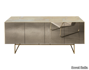 MAGDA - Sideboard with doors with mirrored door _ Sovet italia