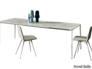 SLIM EXTENSIBLE - Extending ceramic table _ Sovet italia