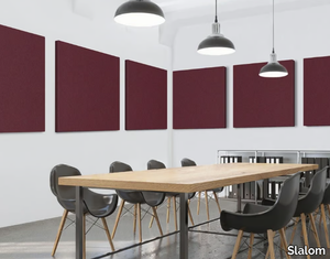 T-FRAME - Polyester fibre Acoustic wall panel _ Slalom