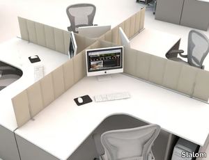 ECODESK - Polyester fibre desktop partition _ Slalom