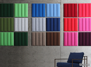 ECOWALL - Polyester fibre Acoustic wall panel _ Slalom