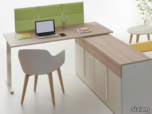 ECODESK JOLLY - Polyester fibre desktop partition _ Slalom