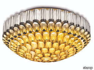 ODEON - Dimmable LED ceiling light in Goldflex® and Lentiflex® _ Slamp