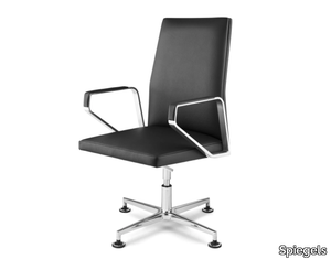 .PILOT PS1101 - Swivel training chair with 4-spoke base with armrests _ Spiegels