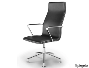 .TALLIS 6001 - High-back swivel office chair with 5-Spoke base _ Spiegels