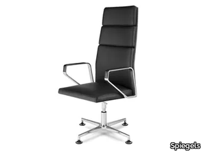 .PILOT P3001 - Leather executive chair with 4-spoke base _ Spiegels