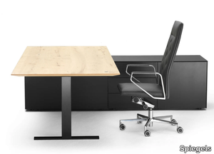 .TIME AIR - Height-adjustable executive desk _ Spiegels