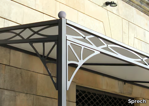 Door canopy - Steel canopy _ Sprech