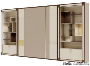 PR.854.1 - Custom wooden TV wall system _ Stella del Mobile