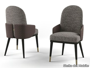 PR.461 - Upholstered fabric chair with armrests _ Stella del Mobile