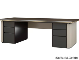 PR.832 - Walnut writing desk with drawers _ Stella del Mobile