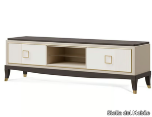 PR.217 - Low wooden TV cabinet with drawers _ Stella del Mobile