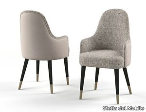 PR.453 - Upholstered fabric chair with armrests _ Stella del Mobile