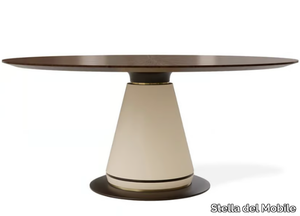 PR.410 - Round walnut table _ Stella del Mobile