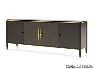 PR.515.1 - Sideboard in linden and walnut with hinged doors _ Stella del Mobile