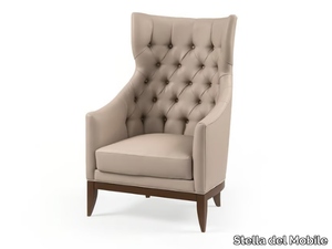 PR.698 - Wing fabric armchair with armrests _ Stella del Mobile