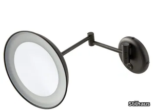 1036 - Round wall-mounted shaving mirror with integrated lighting _ Stilhaus