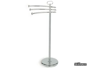 ELITE EL19 - Standing brass towel rack _ Stilhaus