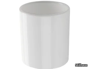 BUCKET - Countertop ceramic toothbrush holder _ Stilhaus