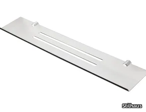 HASHI - Stainless steel bathroom wall shelf _ Stilhaus