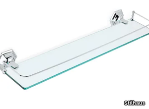 MARTE - Glass bathroom wall shelf _ Stilhaus