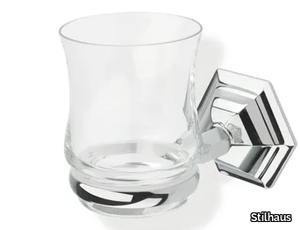 MARTE - Wall-mounted glass toothbrush holder _ Stilhaus