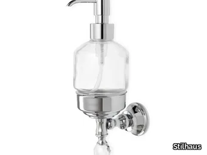 SMART LIGHT - Wall-mounted glass Bathroom soap dispenser _ Stilhaus