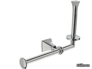 PRISMA - Chromed brass toilet roll holder _ Stilhaus