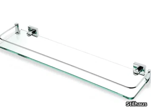 URANIA - Glass bathroom wall shelf _ Stilhaus