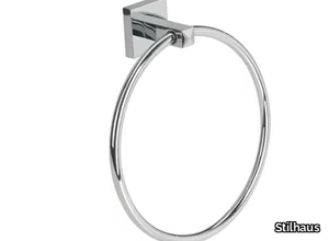 URANIA - Chromed brass towel ring _ Stilhaus