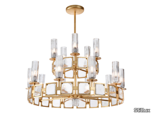 NEW DIRECTIONS 20631 - LED metal and glass chandelier _ Stillux