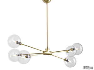 LIGHTING LAB 21032 - LED blown glass and metal chandelier _ Stillux