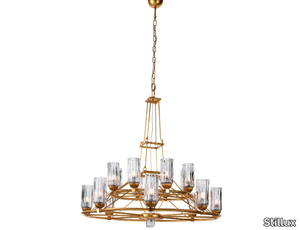 NEW DIRECTIONS 20621 - LED metal and blown glass chandelier _ Stillux