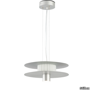 OVERLAY 21640 - LED glass and metal pendant lamp _ Stillux