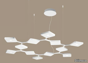 QUAD_P12 - LED aluminium pendant lamp _ Stilnovo