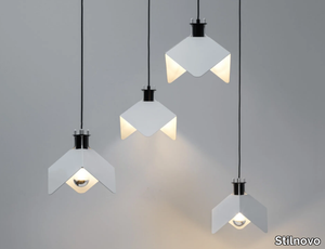 TRIEDRO - LED iron pendant lamp _ Stilnovo